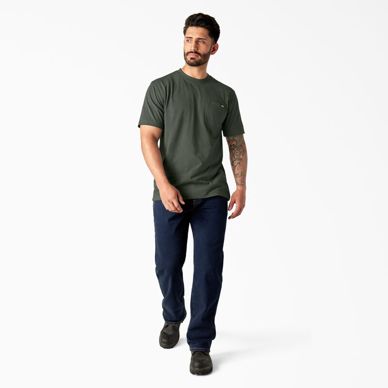 Dickies Heavyweight Heathered Short Sleeve Pocket T-Shirt Stormy Weather Heather ID-msbLMZGT