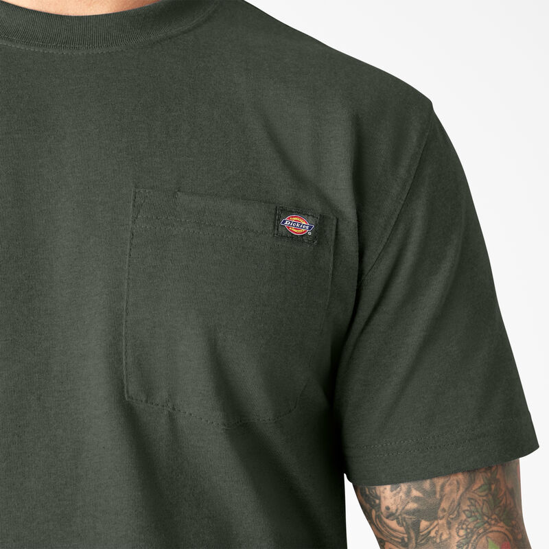 Dickies Heavyweight Heathered Short Sleeve Pocket T-Shirt Stormy Weather Heather ID-msbLMZGT