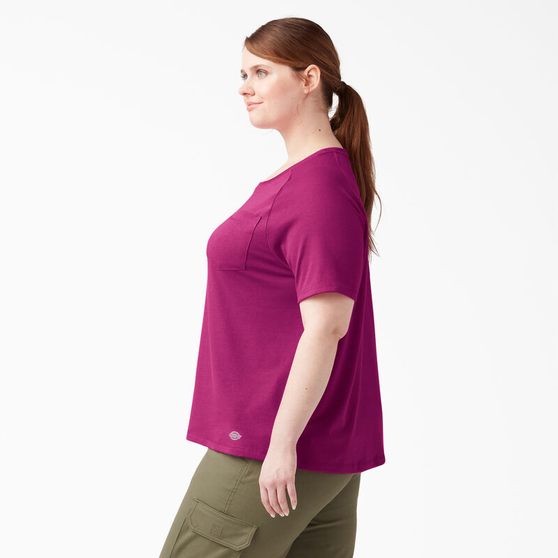Dickies Plus Cooling Short Sleeve Pocket T-Shirt Festival Fuchsia ID-n40laYgo