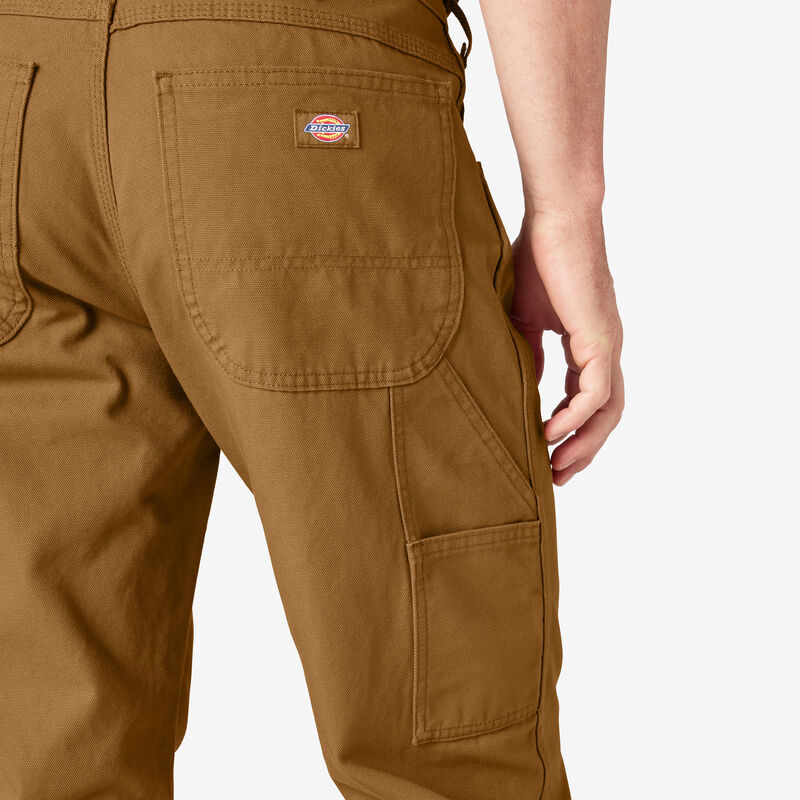 Dickies Relaxed Fit Heavyweight Duck Carpenter Pants Rinsed Brown Duck ID-nEXsYmVp