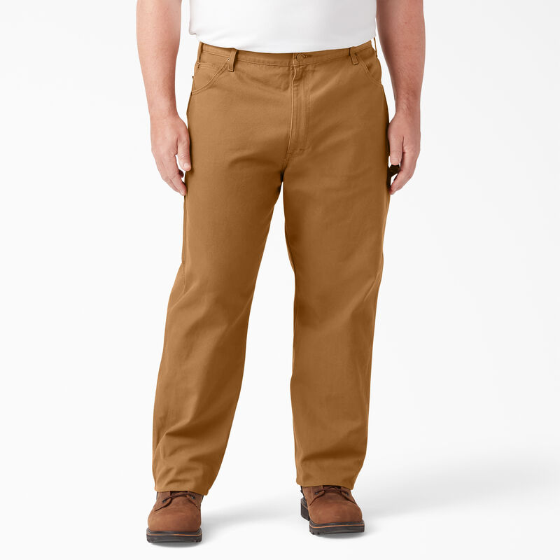 Dickies Relaxed Fit Heavyweight Duck Carpenter Pants Rinsed Brown Duck ID-nEXsYmVp