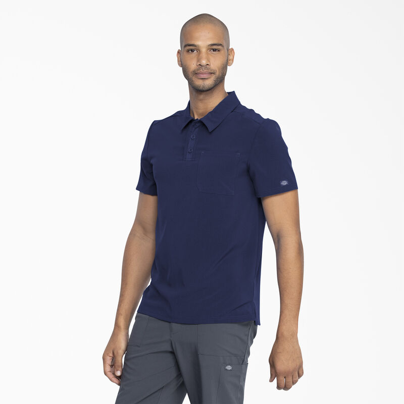Dickies Men's EDS Essentials Medical Polo Shirt Navy Blue ID-nJGRNs0L