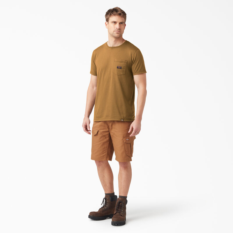 Dickies Traeger x Dickies Pocket T-Shirt Brown Duck ID-nXjCRbv2