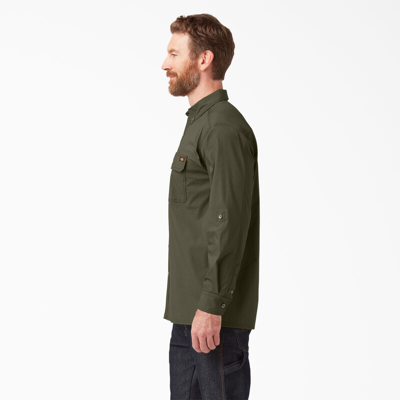 Dickies DuraTech Ranger Ripstop Shirt Moss Green ID-nkB0wHWI