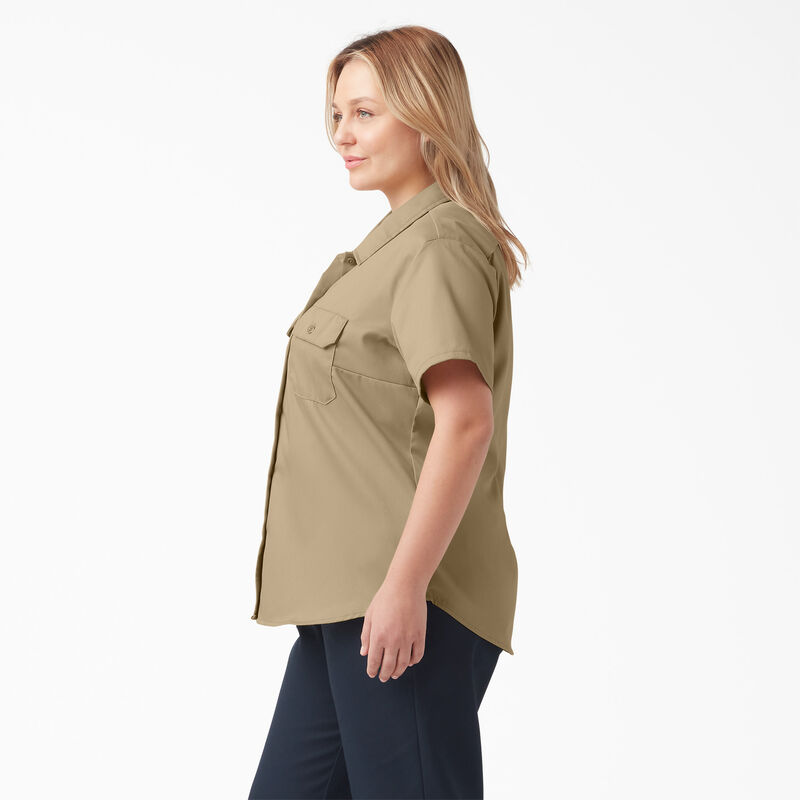 Dickies Plus 574 Original Work Shirt Military Khaki ID-nkSGLj5C