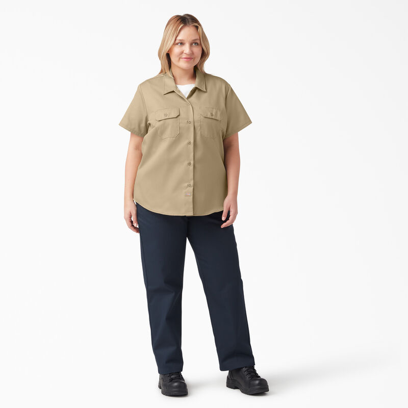 Dickies Plus 574 Original Work Shirt Military Khaki ID-nkSGLj5C