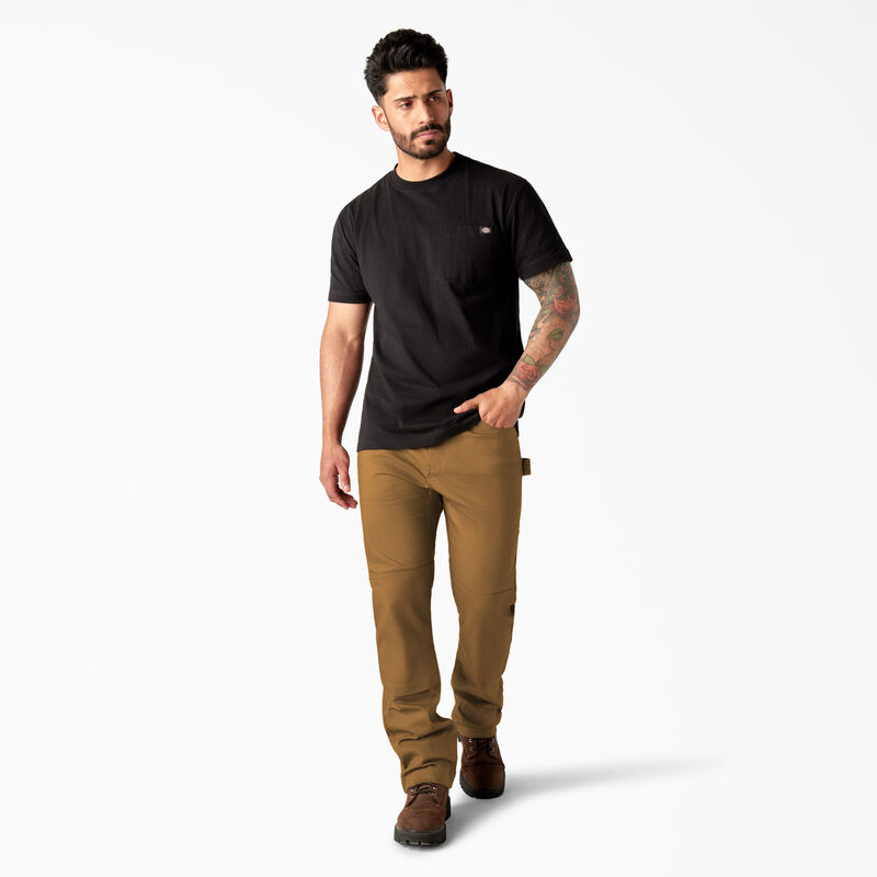 Dickies Slim Fit Duck Canvas Double Knee Pants Brown Duck ID-o34pXnwC