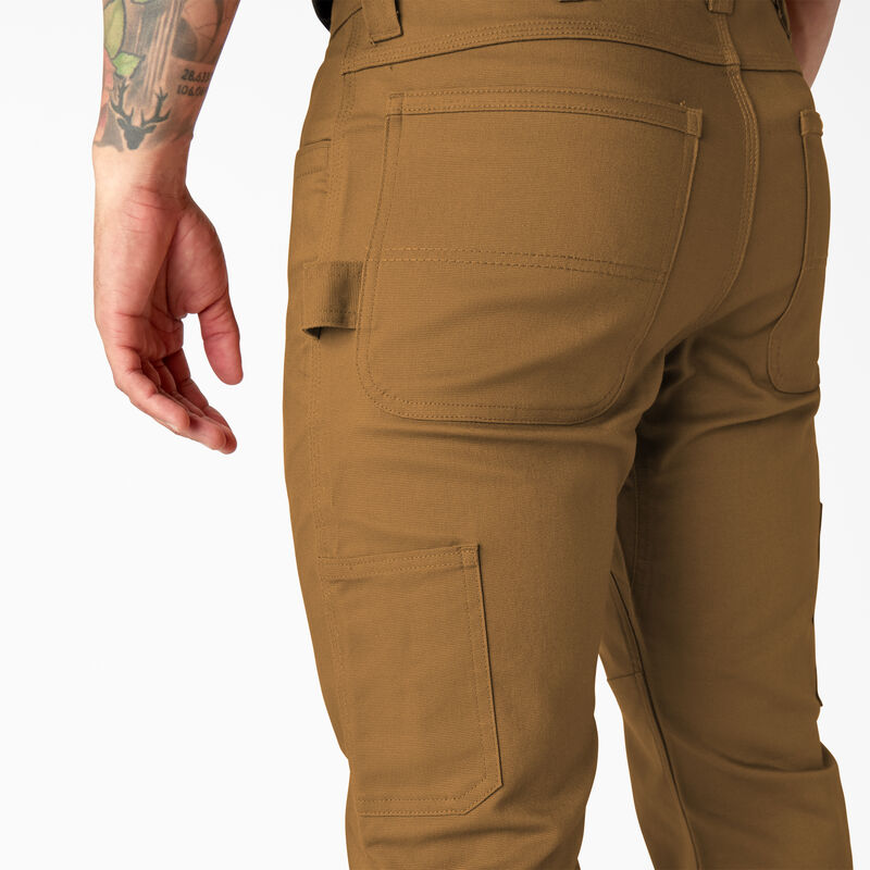 Dickies Slim Fit Duck Canvas Double Knee Pants Brown Duck ID-o34pXnwC