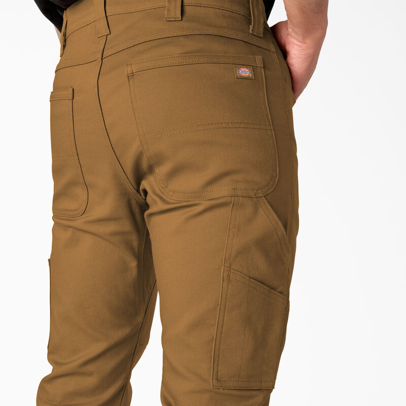 Dickies Slim Fit Duck Canvas Double Knee Pants Brown Duck ID-o34pXnwC