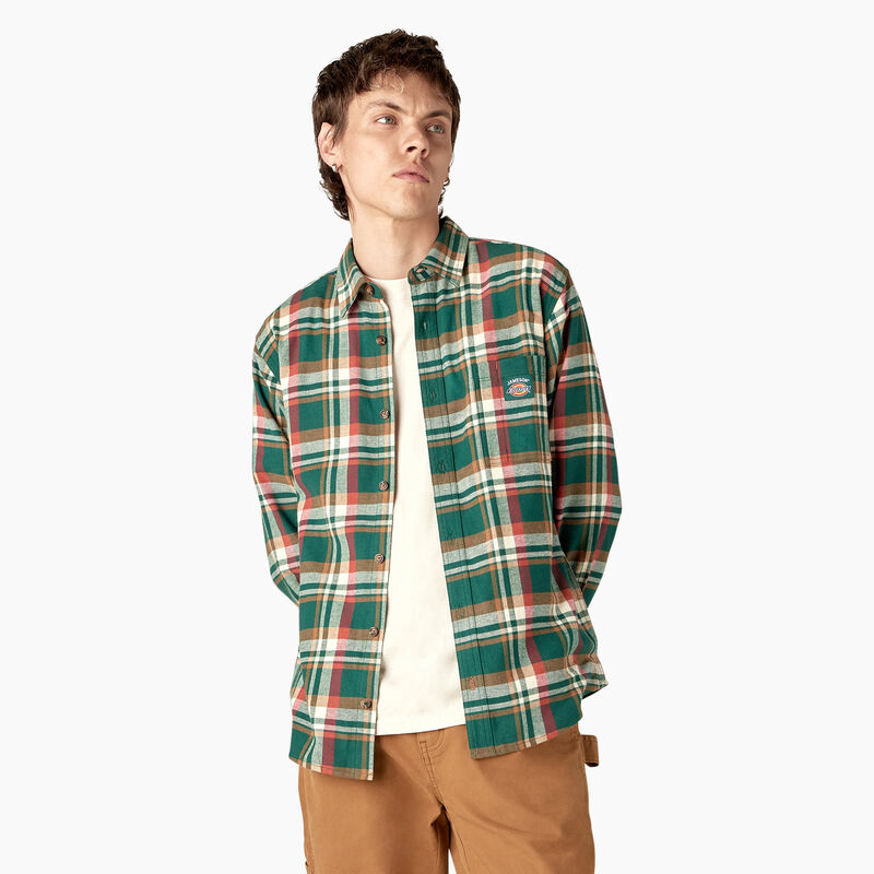 Dickies x Jameson Flannel Shirt Jameson Green Plaid ID-o3NR6e6R