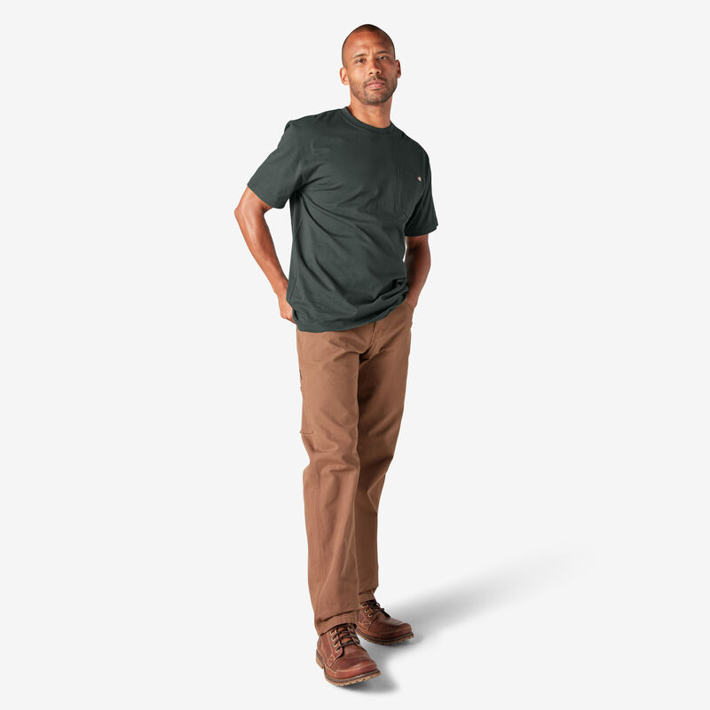 Dickies Heavyweight Short Sleeve Pocket T-Shirt Hunter Green ID-oOx0qwrv