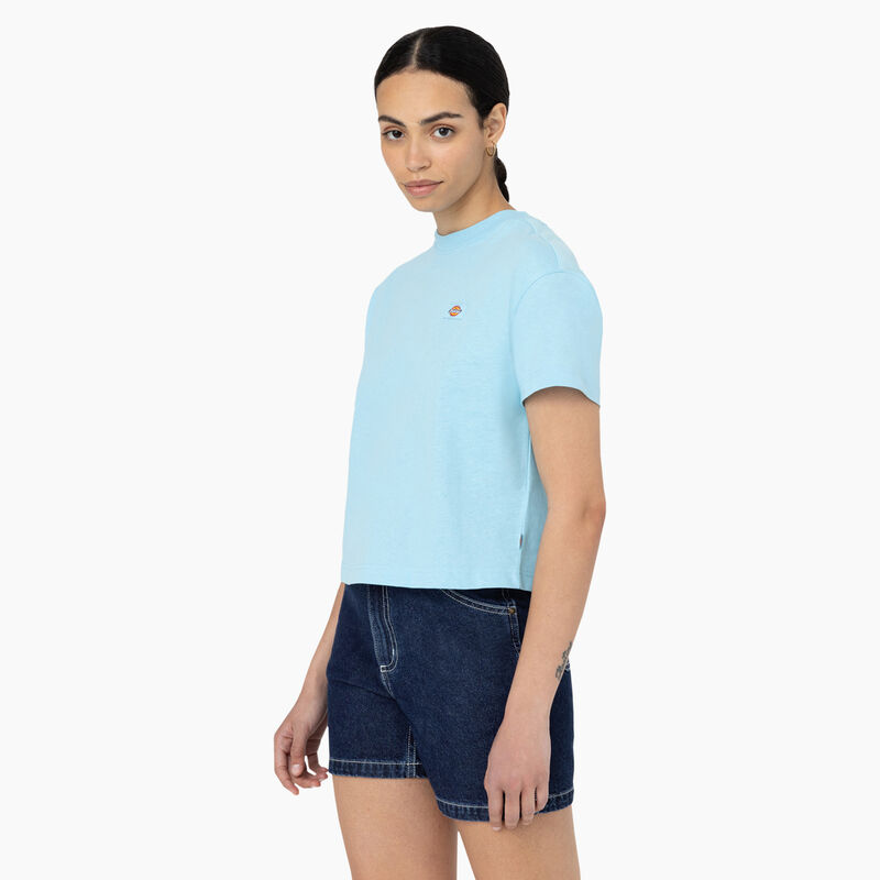 Dickies Oakport Cropped T-Shirt Sky Blue ID-oRnVhdKV