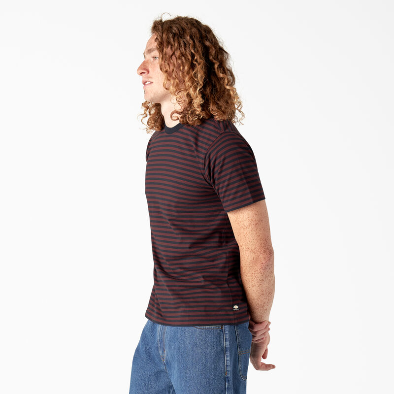Dickies Skateboarding Striped T-Shirt Fired Brick Stripe ID-oTbXYJxq