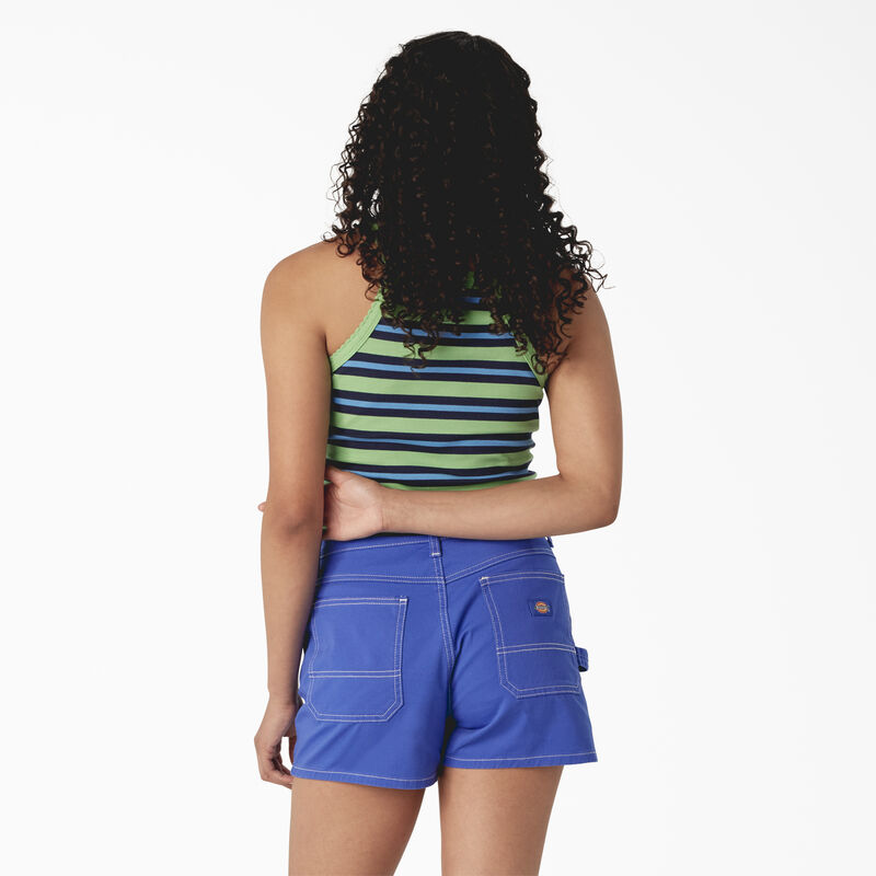 Dickies Rib Knit Cropped Tank Top Apple Mint Summer Fair Stripe ID-oiFRhOwT