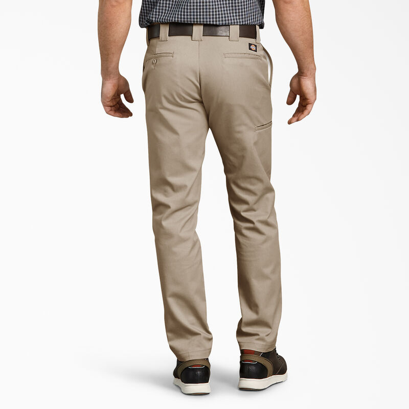 Dickies Slim Fit Tapered Leg Multi-Use Pocket Work Pants Desert Sand ID-okrolNZO