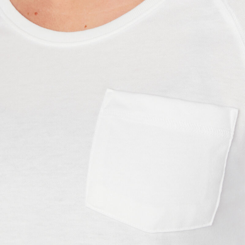 Dickies Cooling Long Sleeve Pocket T-Shirt White ID-ops0YeKa