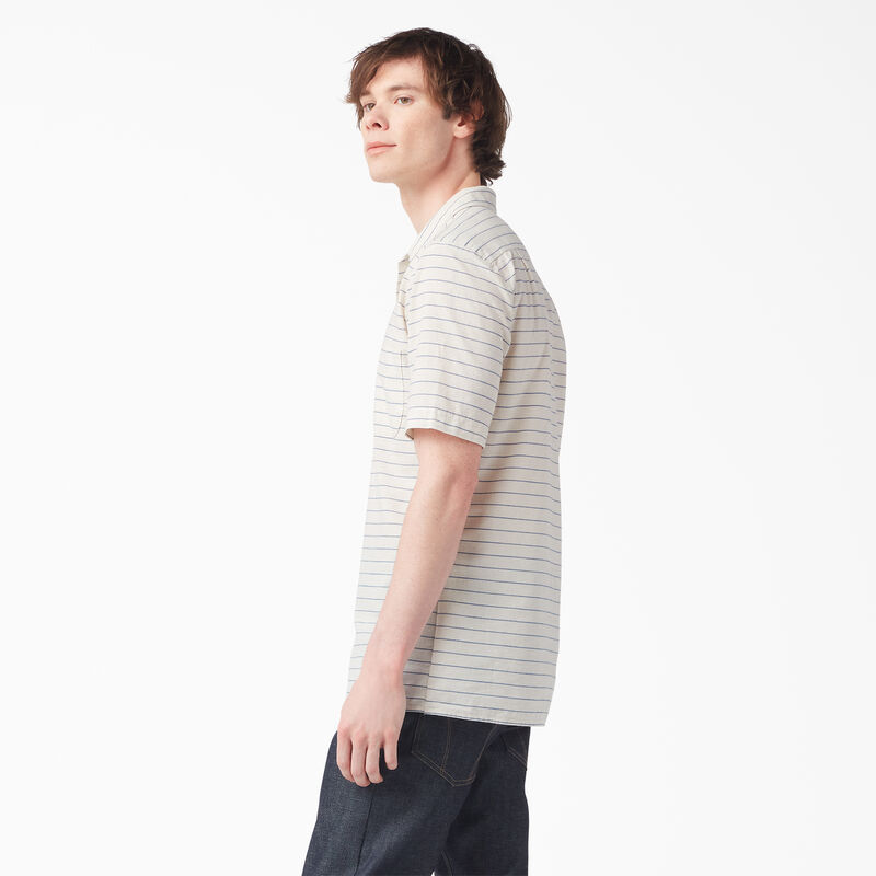 Dickies 1922 Short Sleeve Shirt Rinsed Blue Chambray ID-p36GGOT1