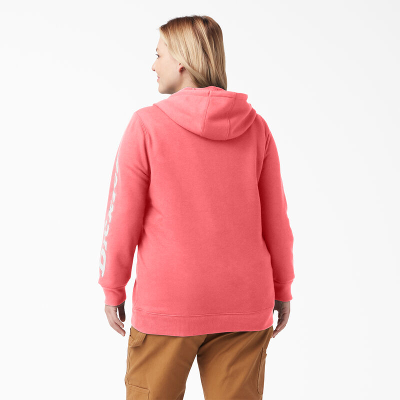 Dickies Plus Heavyweight Logo Sleeve Pullover Tea Rose ID-pB8L2o5y