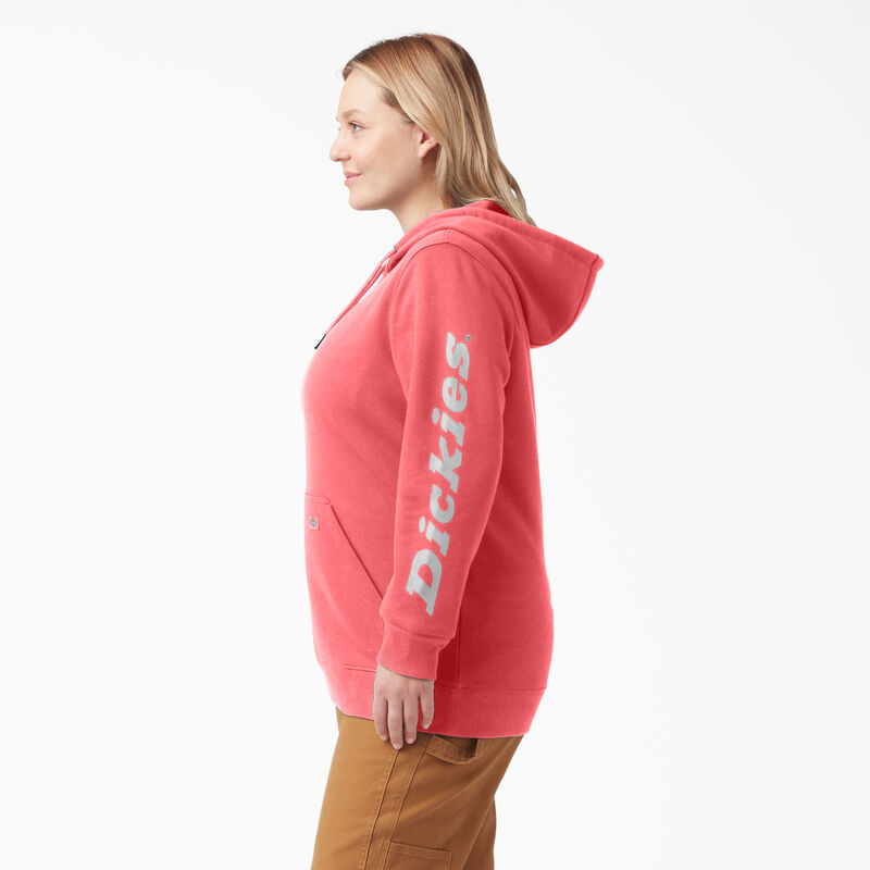 Dickies Plus Heavyweight Logo Sleeve Pullover Tea Rose ID-pB8L2o5y