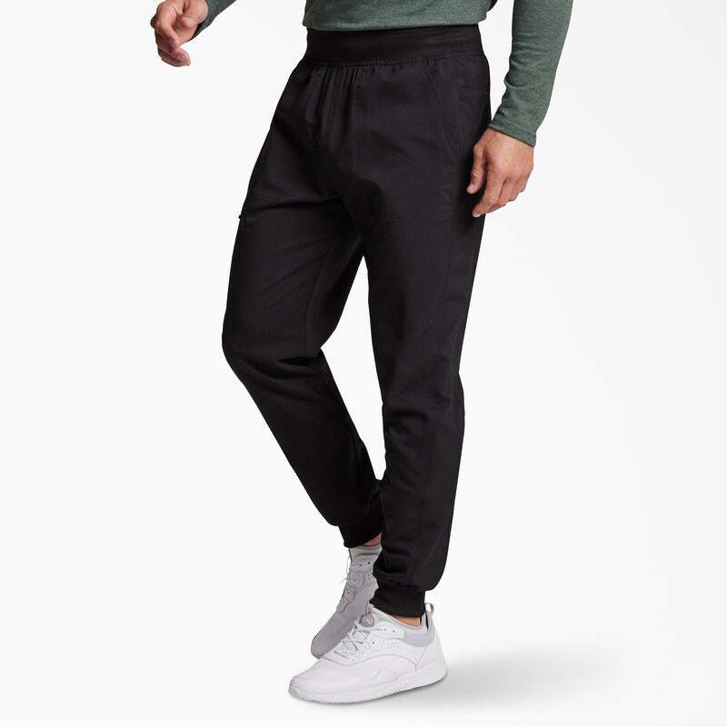 Dickies Men's Balance Mid Rise Jogger Scrub Pants Black ID-pGCaA5AY