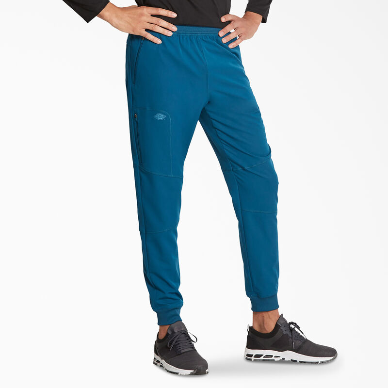 Dickies Men's Dynamix Natural Rise Jogger Scrub Pants Caribbean Blue ID-pJrMsSCZ