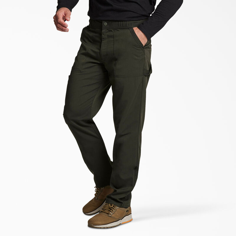 Dickies Men's Balance Zip Fly Scrub Pants Deep Forest ID-pKev9DCw