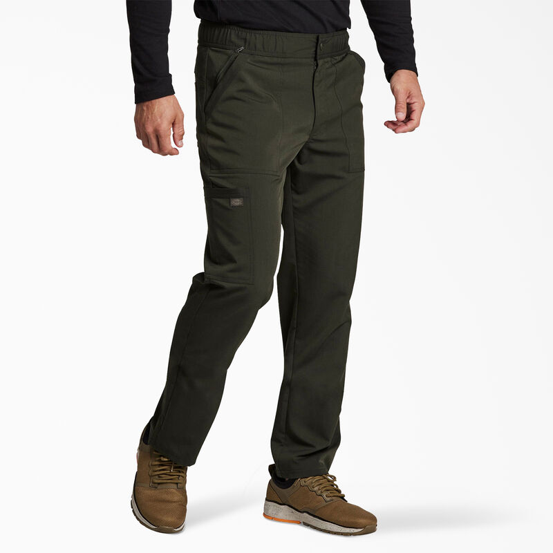 Dickies Men's Balance Zip Fly Scrub Pants Deep Forest ID-pKev9DCw