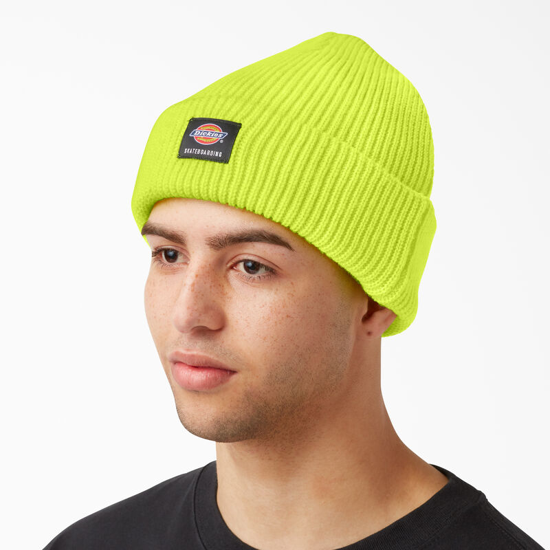 Dickies Skateboarding Cuffed Beanie Neon Yellow ID-pMmjjh4o