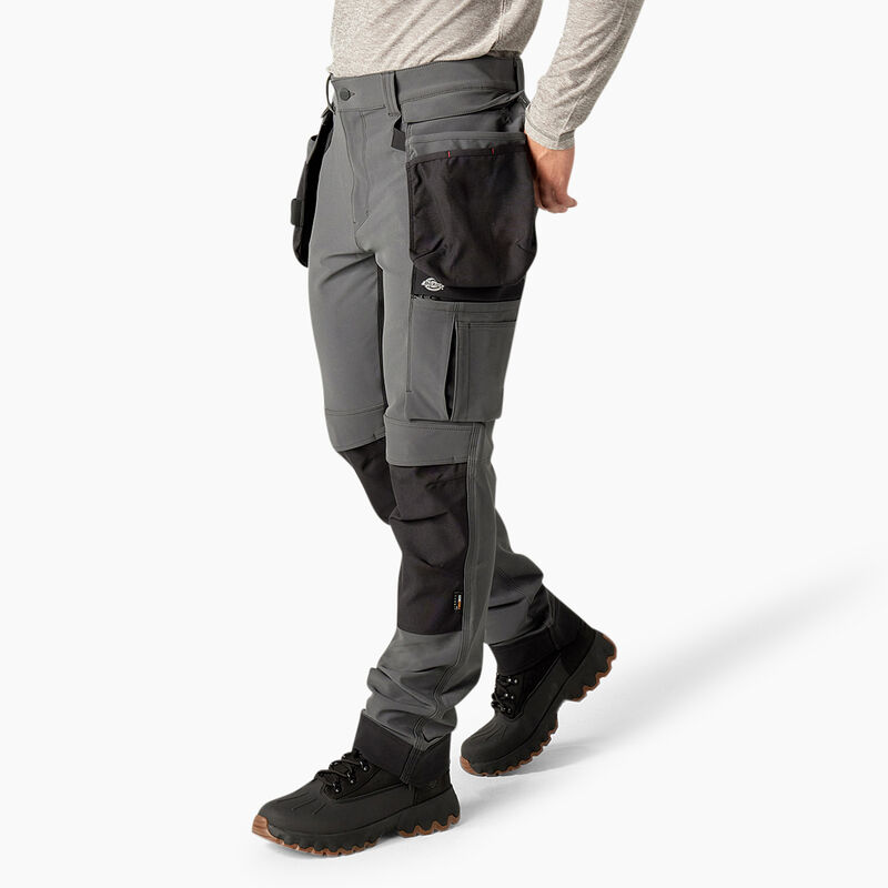 Dickies Slim Fit Holster Double Knee Work Pants Charcoal/Black ID-pTzlhkh1
