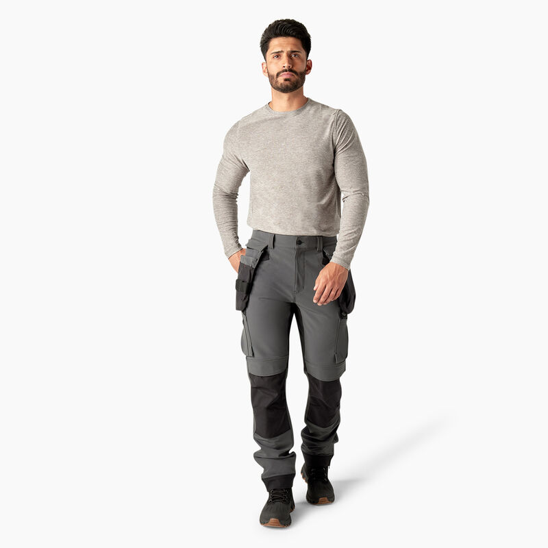 Dickies Slim Fit Holster Double Knee Work Pants Charcoal/Black ID-pTzlhkh1