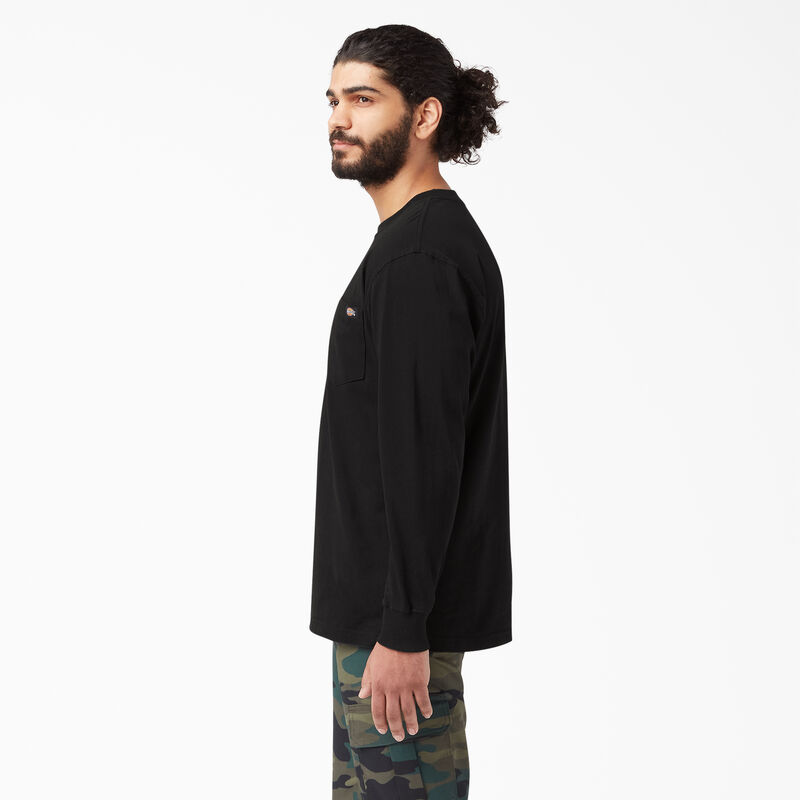 Dickies Heavyweight Long Sleeve Pocket T-Shirt Black ID-pWFwOzRt