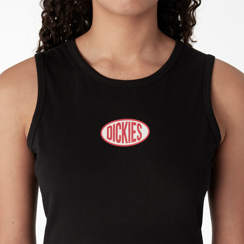 Dickies Racerback Cropped Tank Top Black ID-pX51BsLx