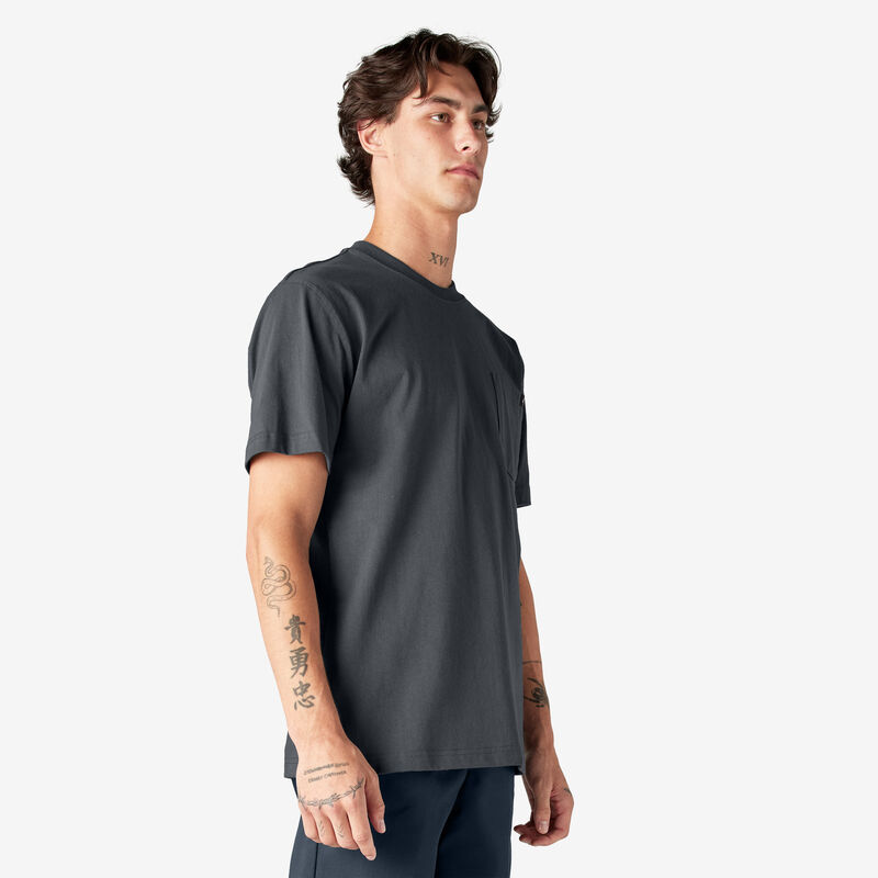 Dickies Heavyweight Short Sleeve Pocket T-Shirt Charcoal Gray ID-pYPEg68z