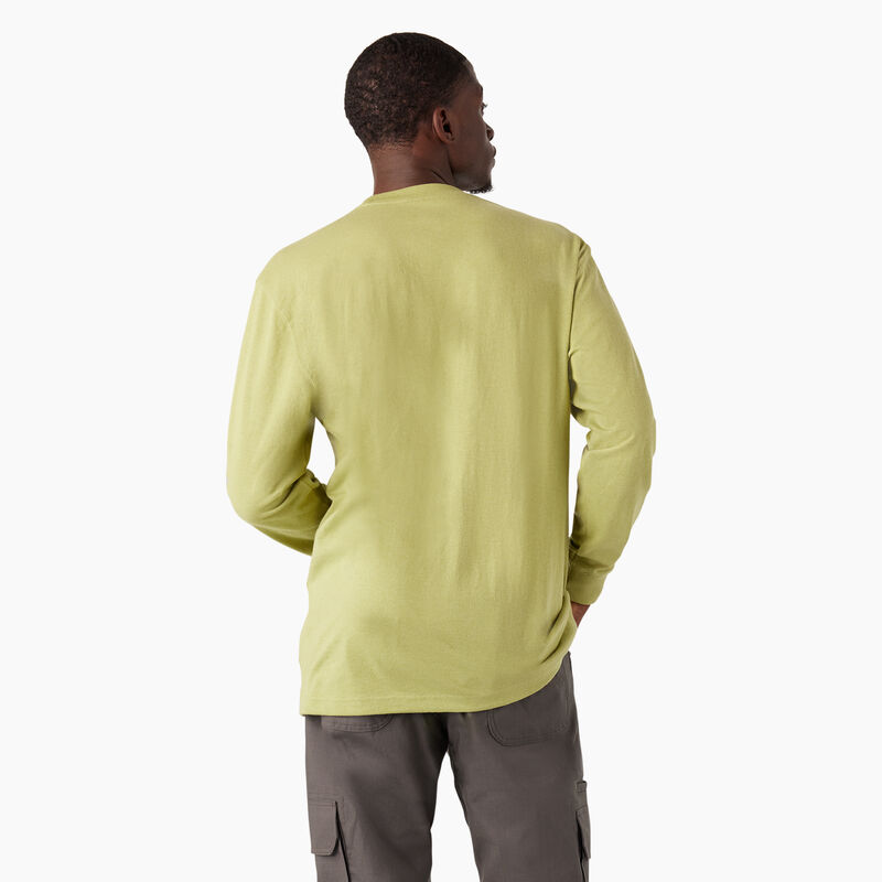 Dickies Long Sleeve Heavyweight Logo T-Shirt Fern Heather ID-pgpvOdgB
