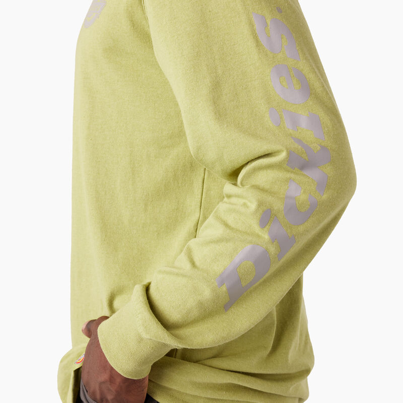 Dickies Long Sleeve Heavyweight Logo T-Shirt Fern Heather ID-pgpvOdgB