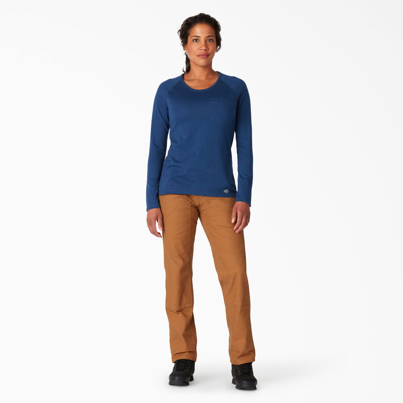 Dickies Cooling Long Sleeve Pocket T-Shirt Dynamic Navy ID-pqhWTa5C