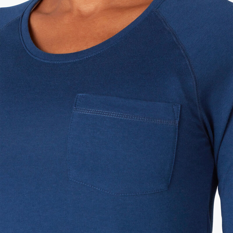 Dickies Cooling Long Sleeve Pocket T-Shirt Dynamic Navy ID-pqhWTa5C