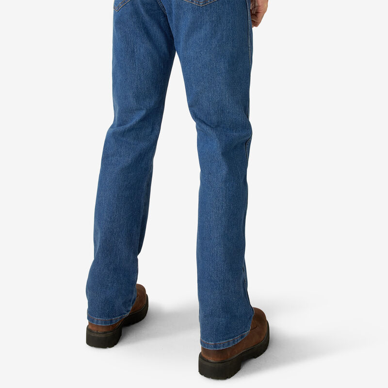 Dickies FLEX Active Waist Regular Fit Jeans Stonewashed Indigo Blue ID-psocC4y4