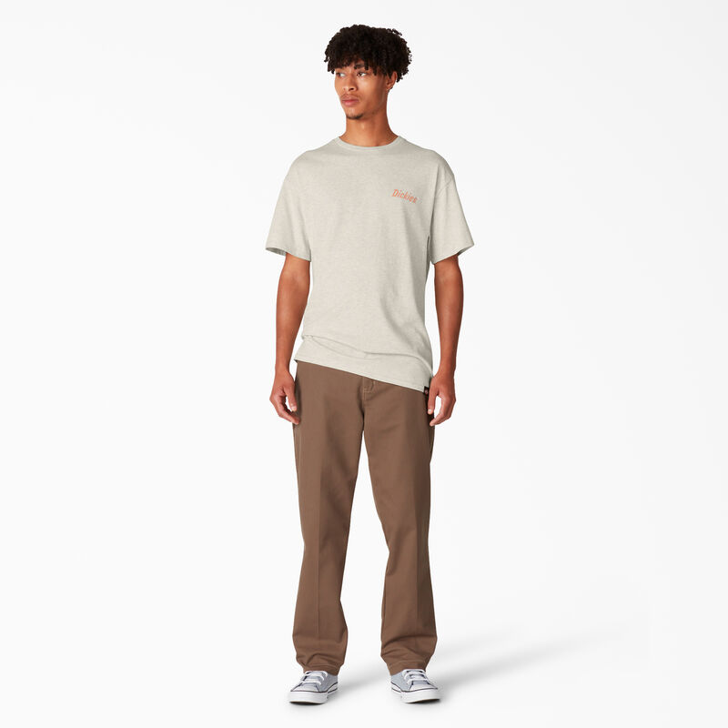 Dickies Skateboarding Split Graphic T-Shirt Oatmeal Heather ID-q1cJ3y6z