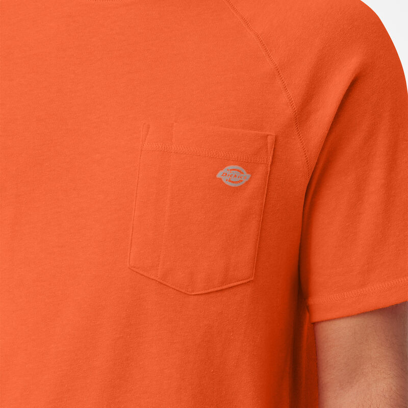 Dickies Cooling Short Sleeve Pocket T-Shirt Bright Orange ID-qOI7Te4b