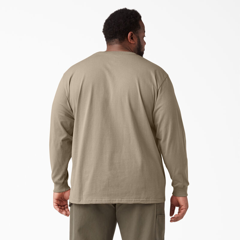 Dickies Heavyweight Long Sleeve Pocket T-Shirt Desert Sand ID-qPFk7IYi