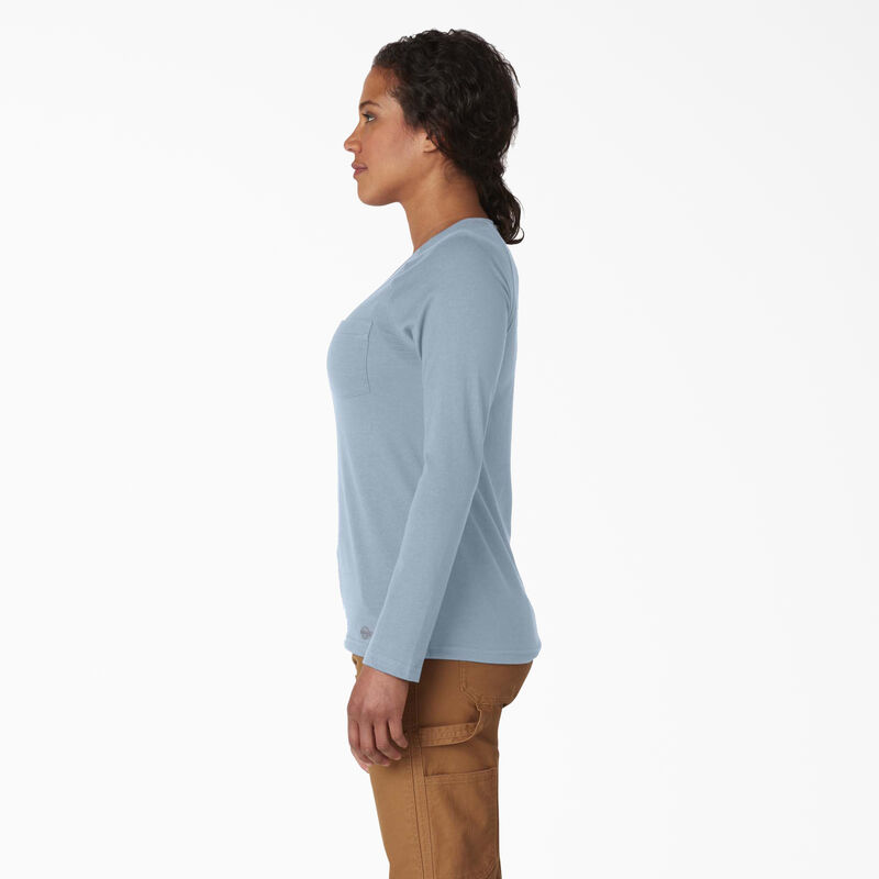 Dickies Cooling Long Sleeve Pocket T-Shirt Fog Blue ID-qURsDEBG