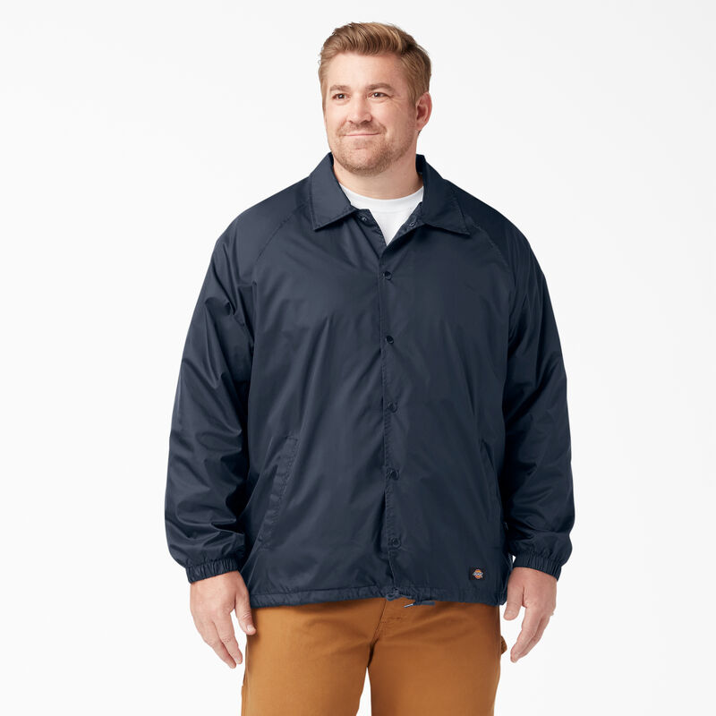 Dickies Snap Front Jacket Dark Navy ID-qetwzNCJ