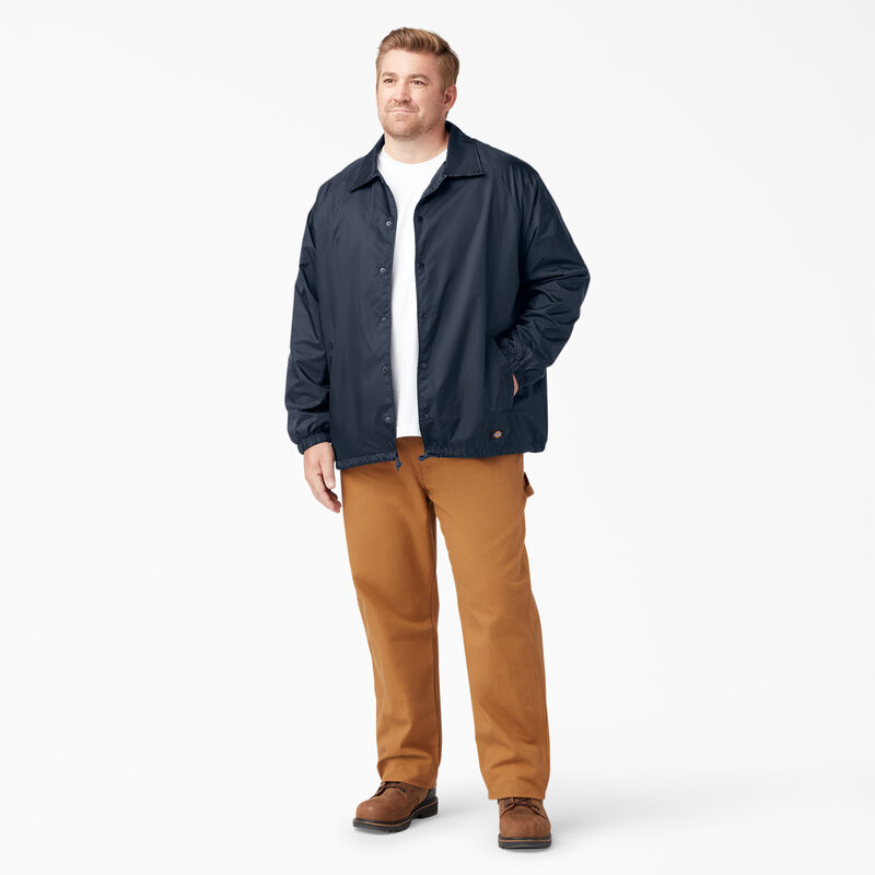 Dickies Snap Front Jacket Dark Navy ID-qetwzNCJ