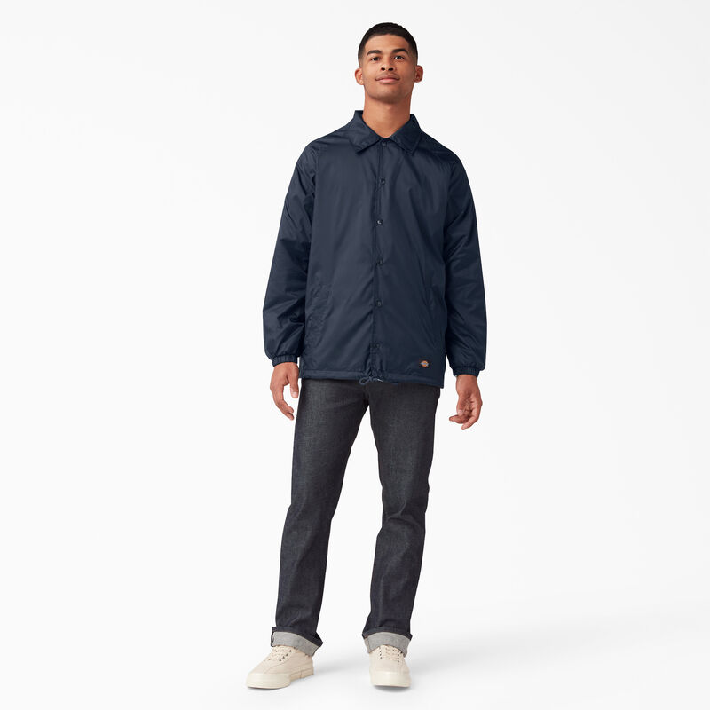 Dickies Snap Front Jacket Dark Navy ID-qetwzNCJ