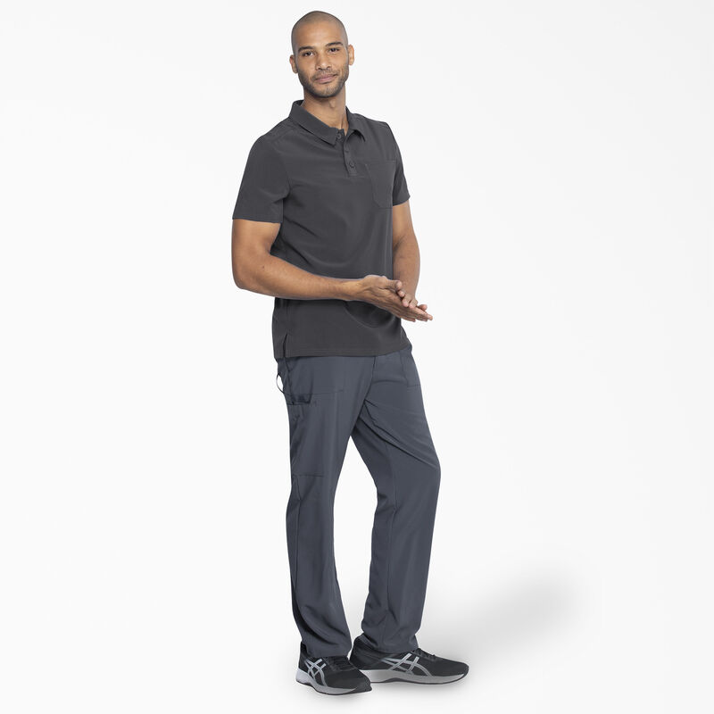 Dickies Men's EDS Essentials Medical Polo Shirt Pewter Gray ID-qmXr6tPO