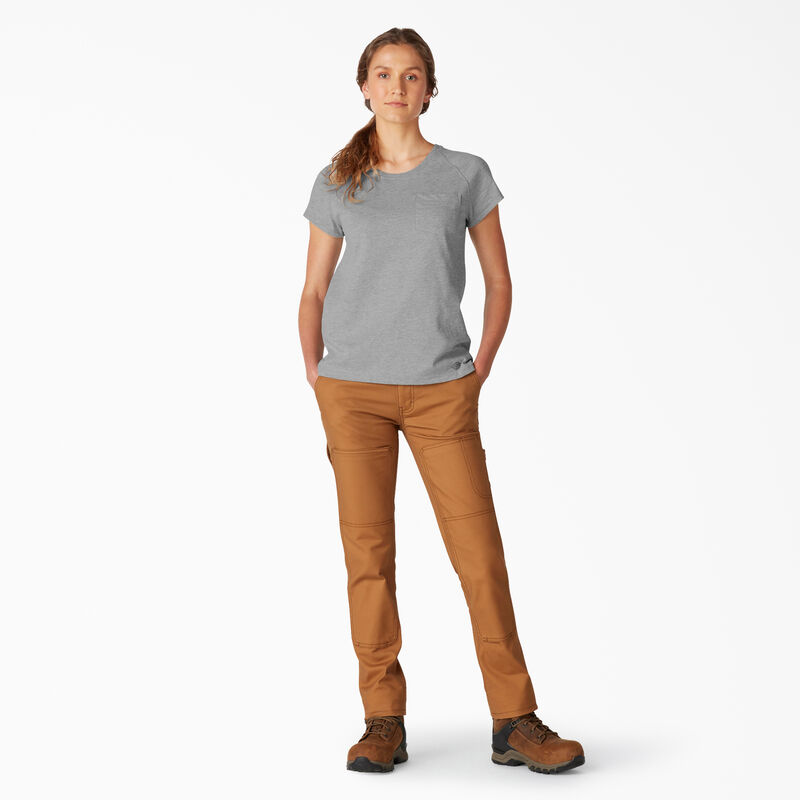 Dickies Cooling Short Sleeve Pocket T-Shirt Heather Gray ID-qmrUgXOP
