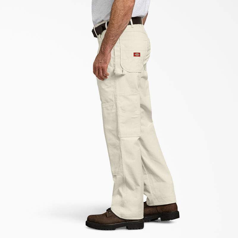 Dickies Relaxed Fit Double Knee Carpenter Painter's Pants Natural Beige ID-qnfcwyOR