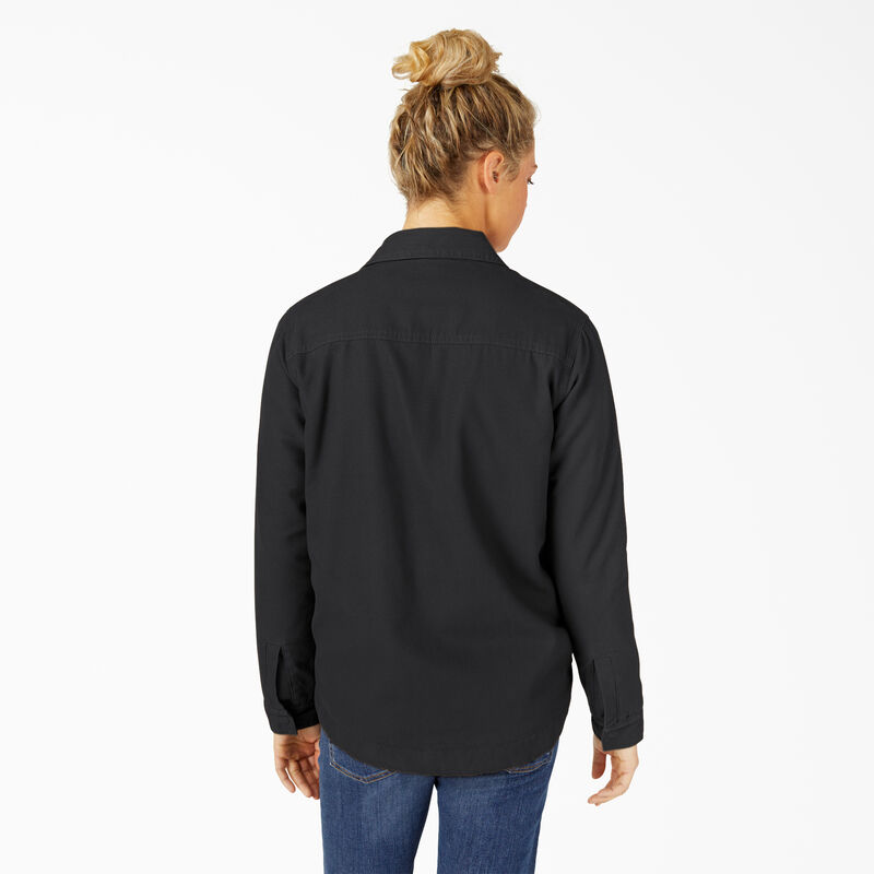 Dickies Duck High Pile Fleece Lined Chore Coat Black ID-r0HUFZr7