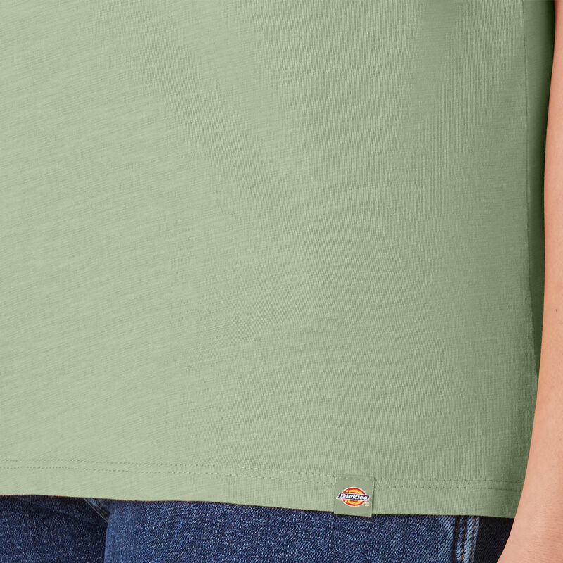Dickies Short Sleeve V-Neck T-Shirt Celadon Green ID-rCp8oD7m